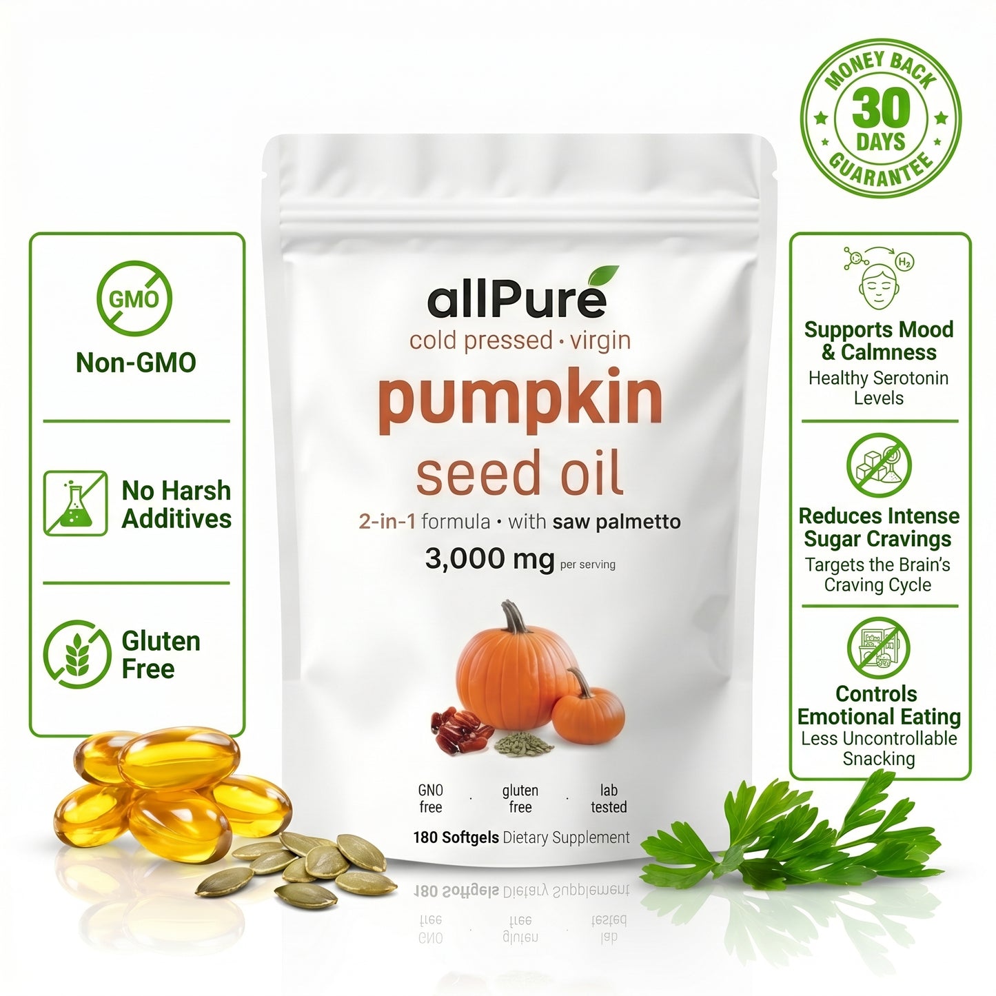 Aged Pumpkin Seed Extract - 3000mg