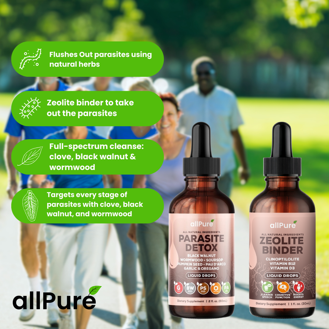 Wormwood Black Walnut Gut Drops + Zeolite Binder