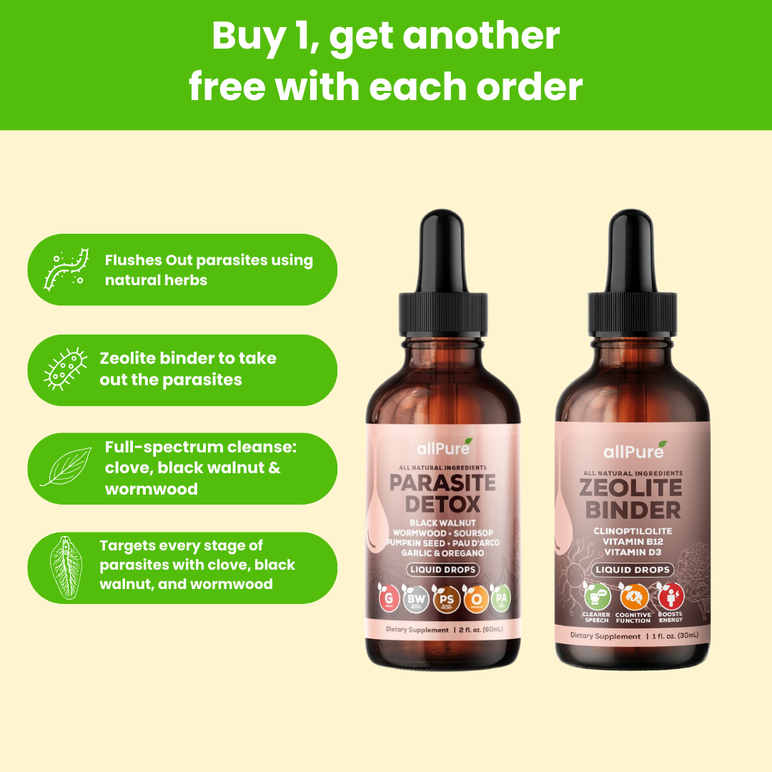 Wormwood Black Walnut Gut Drops + Zeolite Binder