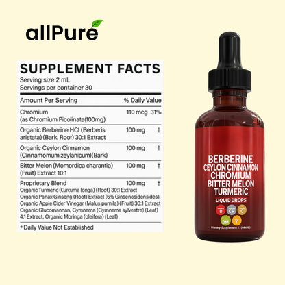 Berberine Cinnamon Blood Sugar Support