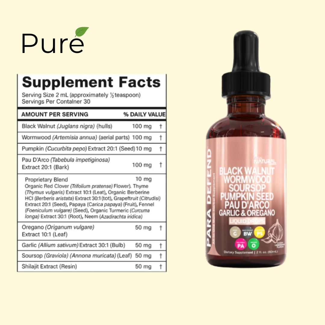 Wormwood Black Walnut Parasite Detox